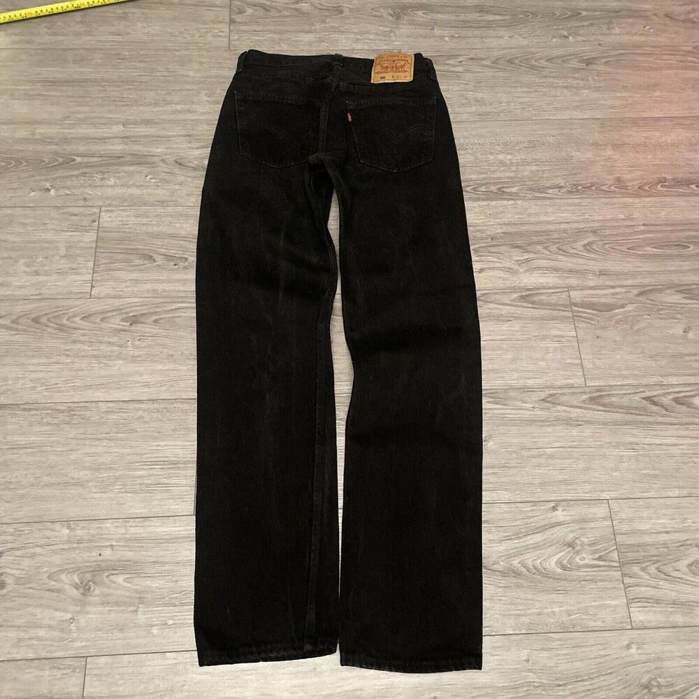 Levis 501 VTG 90s Black Jeans Mens 32 x 34 (31 x 32.5 Actual) - Picture 9 of 9